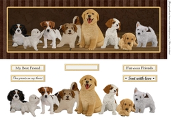 Fur-ever Friends Large DL Card
