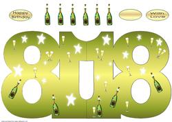 Celebrations Shaped Card