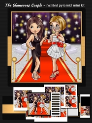 The glamorous couple twisted pyramid mini kit