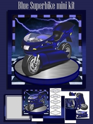 Blue Superbike Mini Kit