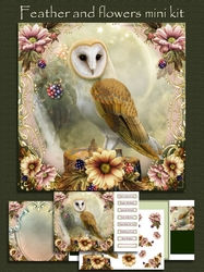 Feather and flowers mini kit