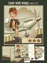 Lady with wings mini kit