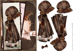 Vintage Girl Card Front