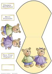 Friends Wobble Card