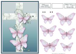 Cross and Butterflies
