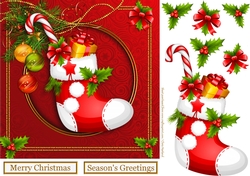 Christmas Stocking Card Front