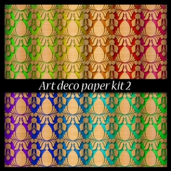 Art Deco paper kit 2