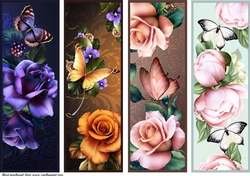 Floral bookmarks 10