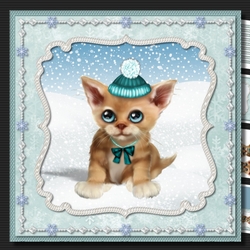 Christmas kitten mini kit
