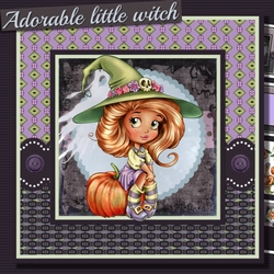 Adorable little witch mini kit