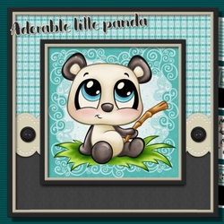 Adorable little panda mini kit