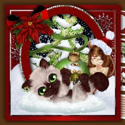 Christmas Kitten