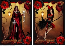Halloween card fronts