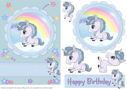 Little Unicorn Card Front