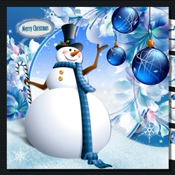 Blue Christmas mini kit