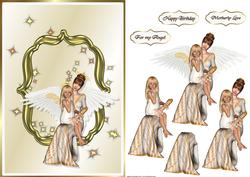 Mother and Daughter Card Front