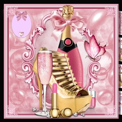 Prosecco and lipstick mini kit