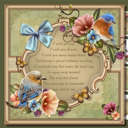 Birthday wishes mini kit