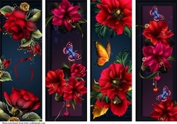 Floral Bookmarks 11