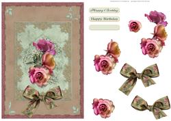 Pink Rose Step by Step