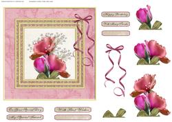 Pink Rose Card Front