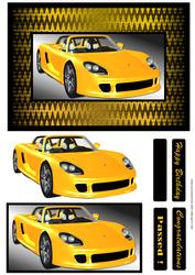 Fast Car Quick Card