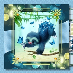 Baby Blue Sloth mini kit