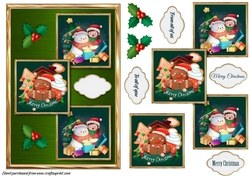 Christmas 3 square card front