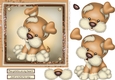 Puppy dog card front