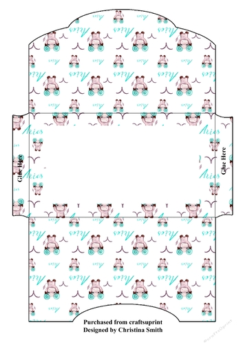 Zodiac Aries Money Envelope 