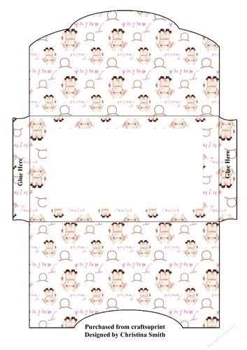 Zodiac Taurus Money Envelope 