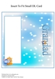 Grandad small DL with snowman insert