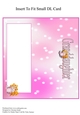 Granddaughter small DL with snowman insert