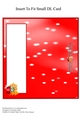Grandma & Grandad small DL with snowman insert
