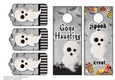 Halloween Ghost door hangers and tags