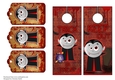 Halloween Vampire door hangers and tags