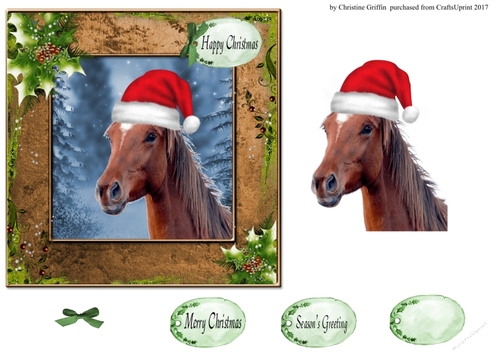 Happy Christmas Horse