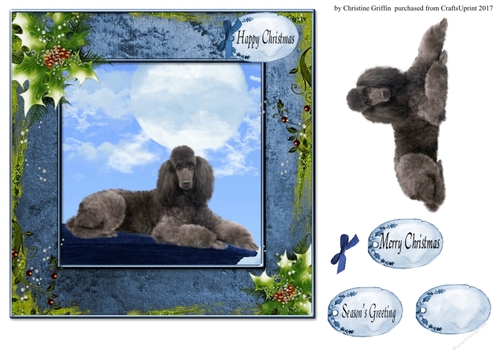 Christmas Poodle