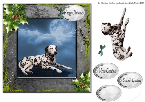 Christmas Dalmatian