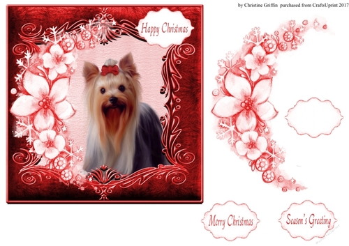 Christmas Yorkie 2