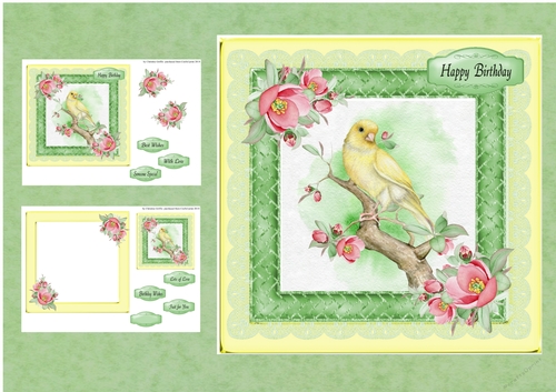 Lace, Bird and Flower 3