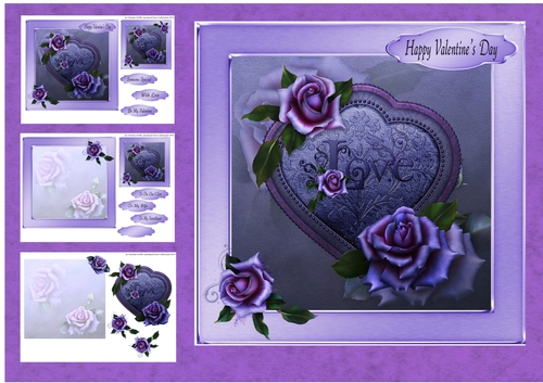 Purple Gothic Valentine 