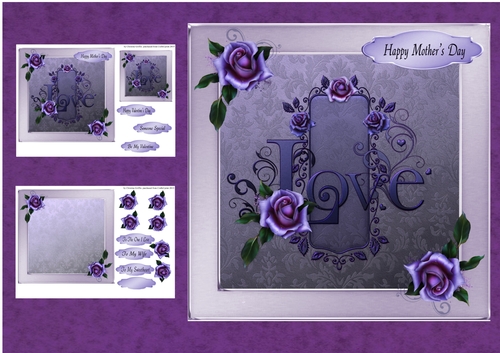 Purple Roses and Love