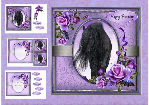 Portrait of a Black Unicorn