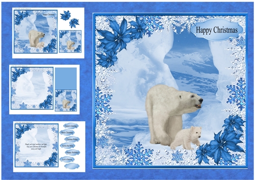 Blue & White Christmas 1