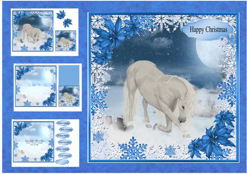 Blue & White Christmas 3