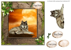 Christmas Wolf
