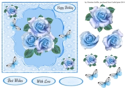 Pretty Blue Rose