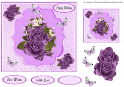 Pretty Purple Rose 2