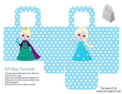 Frozen themed Gift Bag/box